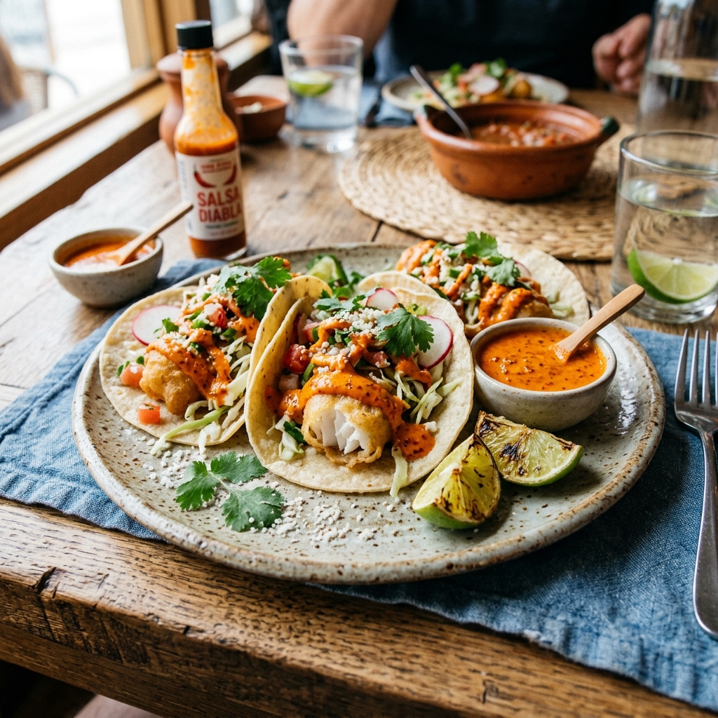 Fiery Fish Tacos